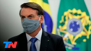 Jair Bolsonaro tiene síntomas de coronavirus [upl. by Nanreit257]