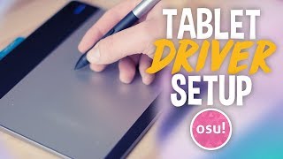 osu  Custom Tablet Driver Setup Tutorial [upl. by Rugen]