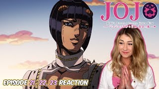 STAY WITH MOMMA BRUNO ❤️JoJos Bizarre Adventure Golden Wind Episode 21 22 23 REACTION [upl. by Gausman]