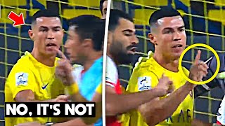 Cristiano Ronaldo Refuse to Take a Penalty amp Told The Referee it is Not a Penalty 😍❤️ [upl. by Anined785]