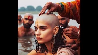 Women headshave 2024 new headshave Buzzcut barbershop Baldbeauty bald durefishansaleem [upl. by Codel]