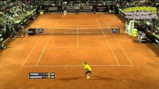 HD Rafael Nadal vs Novak Djokovic FINAL ROMA 2011 [upl. by Aikat]