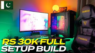 Rs 30000 Full Gaming Setup Build in Pakistan  30K Full Setup Gaming PC  Gaming PC in 30000 2024 [upl. by Ottavia]