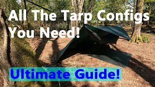 Tarp Setups for Hammock Camping 🌳 The Ultimate Tarpology Guide All the Configurations You Need 🌲 [upl. by Harlene136]