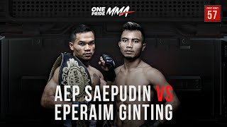 CoMain Event Aep Saepudin Vs Eperaim Ginting Featherweight Title Fight  One Pride MMA FN 57 [upl. by Mandal]