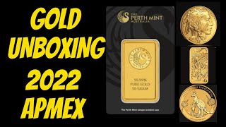 15000 GOLD AND SILVER UNBOXING FROM APMEX 2022 [upl. by Gnues]