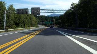 Adirondack Northway Interstate 87 Exit 22 inbound [upl. by Eyllek]