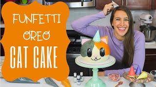 How To Make A Cute Cat Cake  CHELSWEETS [upl. by Dame]