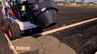 Bobcat Concrete Mixer Attachment [upl. by Nennerb523]