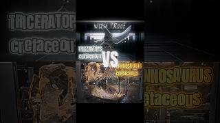 Triceratops VS Tyrannosaurus with proof edit vs dinosaur paleontology triceratops trex [upl. by Evol]