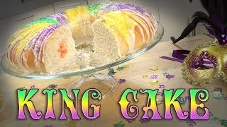 Mardi Gras King Cake  Just Add Sugar [upl. by Nyrtak]