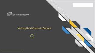 VLSI Verification Courses Udemy  UVM in Systemverilog Quick Start for Absolute Beginner  Part 1 [upl. by Idak444]