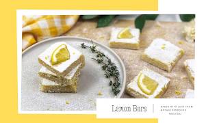 Lemon Bars Recipe  Quick easy and tasty [upl. by Idnac]