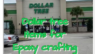 Dollar tree items to use for epoxy resin crafting [upl. by Anived427]