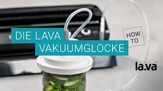 Vakuumieren von Gläsern  die Lava Vakuumglocke [upl. by Hayimas]