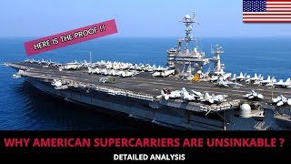 U S SUPERCARRIERS ARE UNSINKABLE [upl. by Llarret]