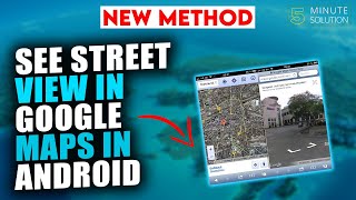 How to see street view on google maps mobile 2024 [upl. by Wier]