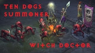 Diablo 3 Season 28 Witch Doctor Jade Harvester Speed GR Build [upl. by Anej652]