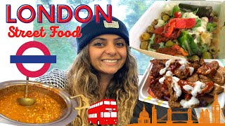 Vegan Street Food in London  Whitecross Market [upl. by Ginder]