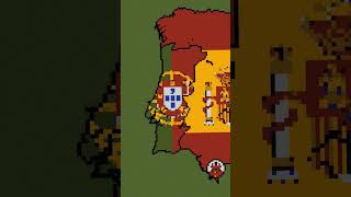 Building Portugal in 3 Scales portugal português maps flags minecraft [upl. by Jun649]