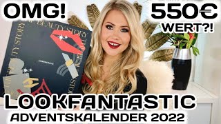 WOW 🥳 LOOKFANTASTIC BEAUTY ADVENTSKALENDER 2022  UNBOXING amp VERLOSUNG [upl. by Ennaeirb478]