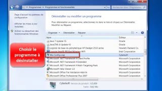 Comment désinstaller un programme sur Windows 7 [upl. by Ilujna]