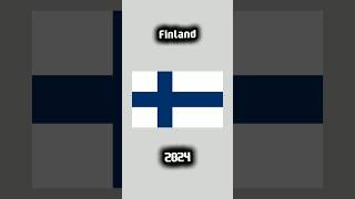 Finland flag evolution 🇫🇮 shorts history finland popular viral geography education [upl. by Stoller]