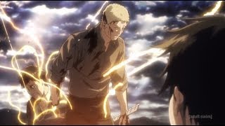 Attack on Titan Bertholdt Reiner Reveal Armored Colossal Titan English Dubbed [upl. by Plerre84]