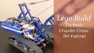 Lets Build  LEGO Technic Crawler Crane Set 42042  Part 4 [upl. by Ahsinet]