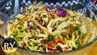 My Easy Coleslaw Recipe  Great With Pulled Pork And Ribs [upl. by Island]