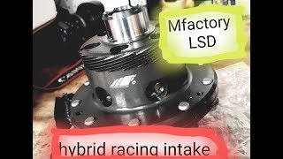 K20 EK gets Mfactory Metal Plate LSD and Hybrid Racing K swap intake [upl. by Tandi]