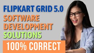 Flipkart Grid 50 Software Development Track Solutions  Flipkart Grid Level 1 Online Quiz Answers [upl. by Ahearn]