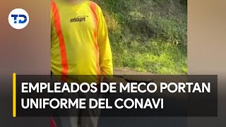 En San Isidro denuncian que empleados de MECO portar uniforme del Conavi [upl. by Hagood]