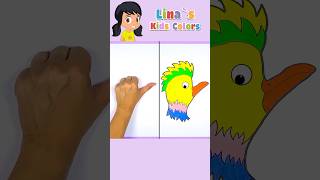 Learning to Draw  Coloring  Kids Songs ✨💖🌟 shorts nurseryrhymes drawing [upl. by Uyekawa]