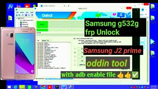 Samsung g532f frp lock remove oddin tool free file adb enable samsungg532gfrp SamsungJ2primefrp [upl. by Eciryt]