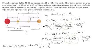 Capítulo 13  Questão 37  Física 2 Gravitação Ondas e Termodinâmica Halliday 10ª Edição [upl. by O'Reilly]