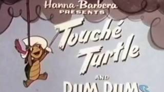 1962 Hanna Barbera  Touche Turtle Intro [upl. by Alleirbag]