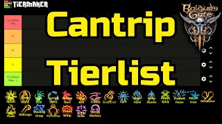 Baldurs Gate 3 Cantrip Tier List [upl. by Archy185]