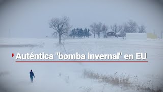 ¡Estados Unidos en emergencia Bomba invernal afecta a 35 estados y se esperar inundaciones [upl. by Bergman963]