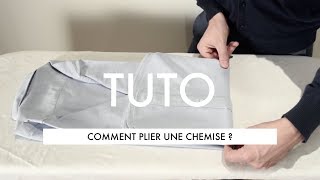 Comment plier une chemise [upl. by Ellevel]