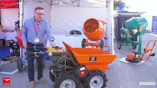 ALTRAD  maquinaria y útiles de construcción Mini dumper BMD 300 motor Honda [upl. by Novert]