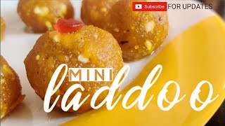 MINI LADDOO RECIPE IN TAMIL SHIVARANJINI ABIN [upl. by Awuhsoj]