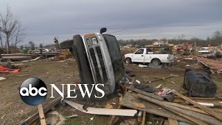 At least 25 killed 3 missing after Tennessee tornado l ABC News [upl. by Shayla818]