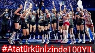 2023 CEV Avrupa Şampiyonu Dünya 1 numarası A Milli Kadın Voleybol Takımı [upl. by Savinirs670]