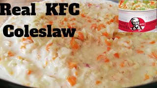 Perfect KFC Coleslaw Recipe Make Your Own KFC Coleslaw [upl. by Ameer]