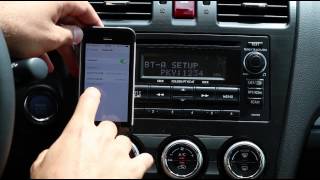 Subaru XV Crosstrek  iPhone Pairing [upl. by Inanuah]