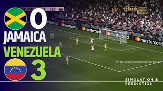 ⚽ Jamaica 03 Venezuela 🏆COPA AMERICA 2024  Highligths  Simulación y recreación de videojuego [upl. by Nyloj]