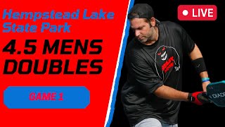 45 Men’s Doubles Pickleball  KrivitskyWinter vs StoneSaldit  Hempstead Lake State Park [upl. by Sergias172]