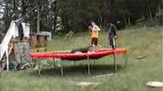 Backyard Trampoline Wrestling NEW [upl. by Killarney]