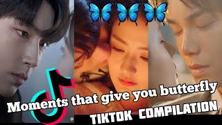 Moments in Kdrama that give you butterfly 🦋🦋🦋 Kdrama Cdrama Jdrama  Tiktok Compilation [upl. by Lyell]